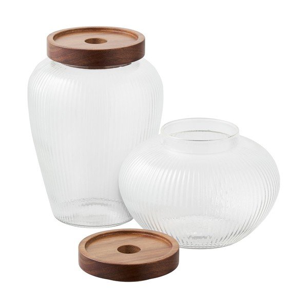 Set di contenitori per alimenti in vetro 2 pz Maya – House Nordic-image-4