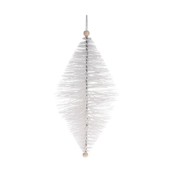 Ornamento da appendere bianco, lunghezza 24 cm - Dakls