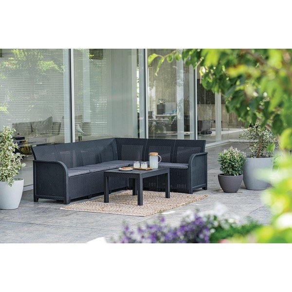 Set da giardino grigio Emma Rosali - Keter-image-3