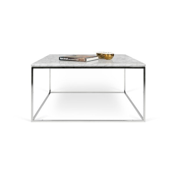 Tavolino in marmo 75x75 cm Gleam - TemaHome-image-2