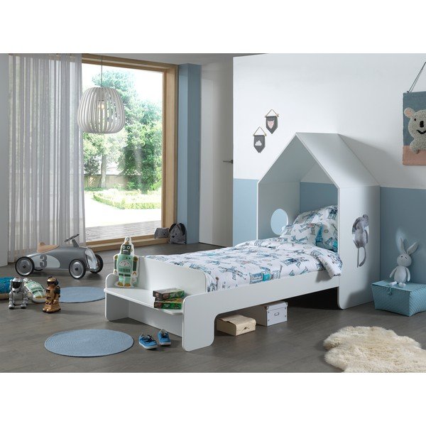 Letto bianco per bambini , 90 x 200 cm Casami - Vipack-image-1