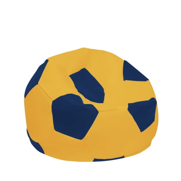 Borsa per bambini blu scuro e arancione Football - Floriane Garden