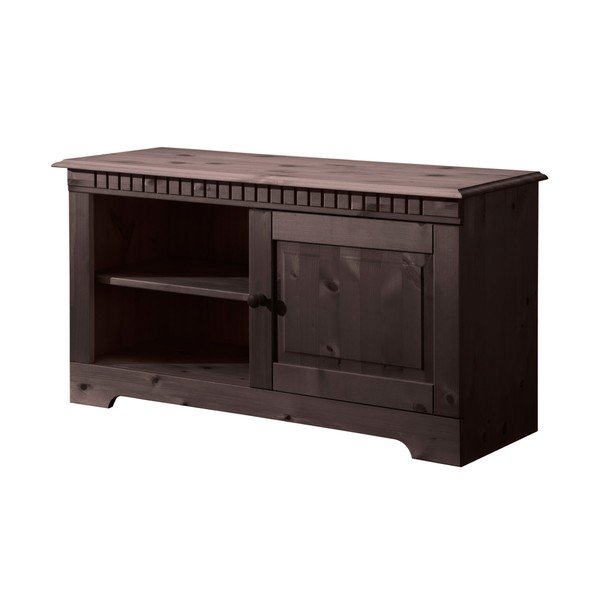 Cassettiera bassa marrone in legno di pino 50x35 cm Cubrix - Støraa