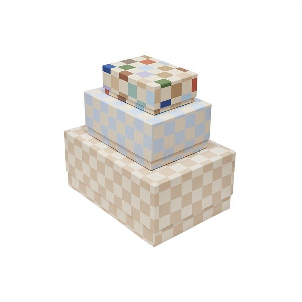 Scatole per bambini in set in cartone 3 pz 31x22x14 cm Mana – OYOY Mini