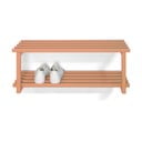 Scarpiera color salmone in metallo da parete 71x26x34 cm Marco – Spinder Design
