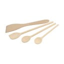Set di 4 pezzi di utensili da cucina in legno Nature - Fackelmann