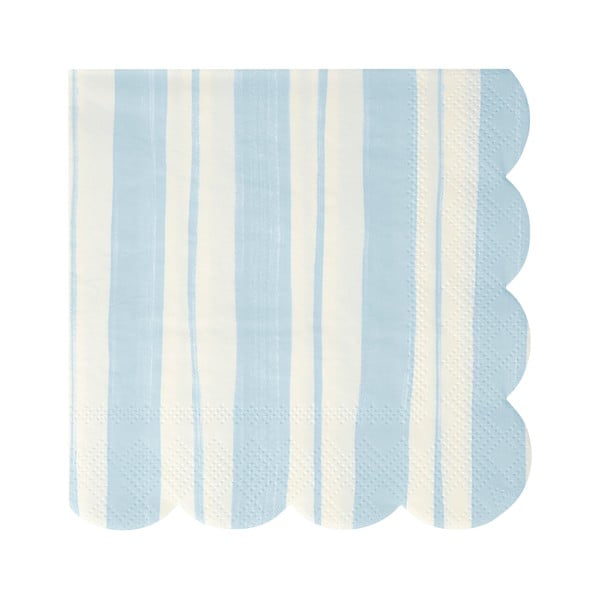 Tovaglioli di carta in set da 16 Ticking Stripe - Meri Meri-image-4