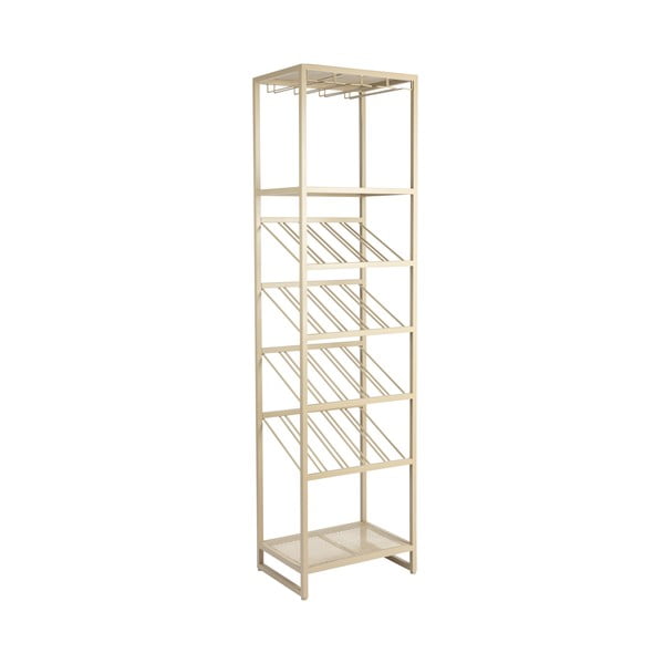 Portabottiglie in metallo beige per 20 bottiglie, 48x180 cm Cantor - Zuiver-image-2