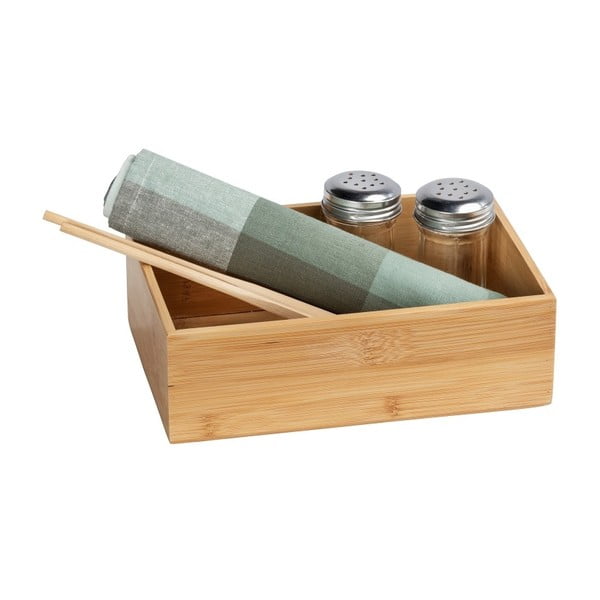 Vano portaoggetti in bambù, larghezza 22 cm Terra - Wenko-image-1