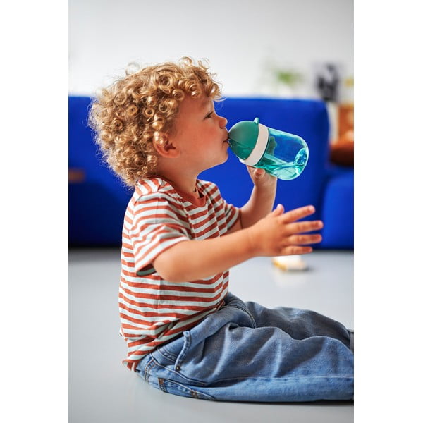 Tazza tritan baby in bianco e verde chiaro 300 ml Little farm - Mepal-image-4