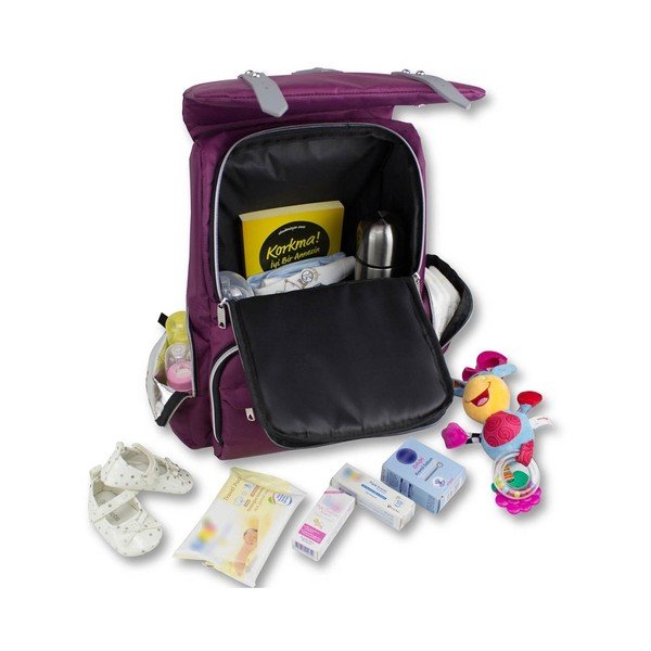 Zaino blu scuro per mamme con porta USB Lo zaino per la cura del bambino di My Valice MOTHER STAR - Myvalice-image-4