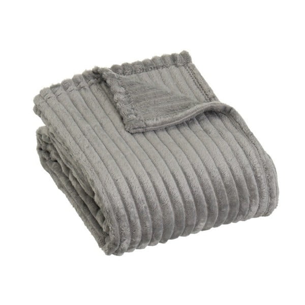 Coperta grigia in micropile 130x160 cm Fur Velvet – Casa Selección