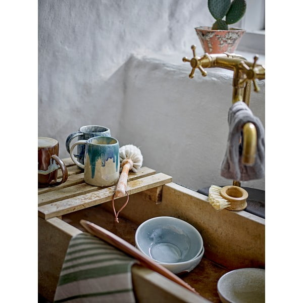 Tazza blu/beige in gres 450 ml Yori – Bloomingville-image-2