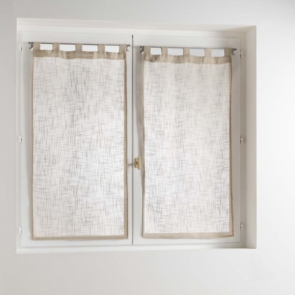 Tende marroni in set di 2 pezzi 60x90 cm Haltona - douceur d'intérieur