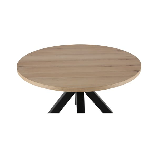 Tavolo da pranzo rotondo con gambe nere , ø 120 cm Maison - Canett-image-4