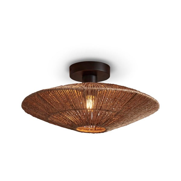 Lampada da soffitto con paralume in juta di colore naturale ø 40 cm Iguazu - Good&Mojo