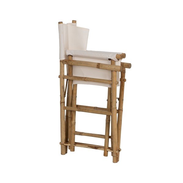 Sedia da pranzo di colore naturale in bambù pieghevole Director – Ixia-image-2