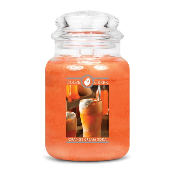 Candela profumata in confezione di vetro Orange Lemonade, 150 ore di combustione - Goose Creek
