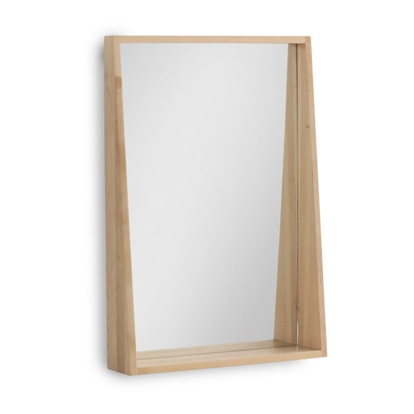 Specchio da parete in legno di betulla Pure, 65 x 45 cm - Geese