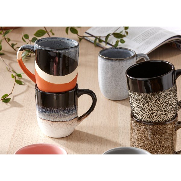 Tazza bianca e nera 300 ml Cafe – Ladelle-image-1