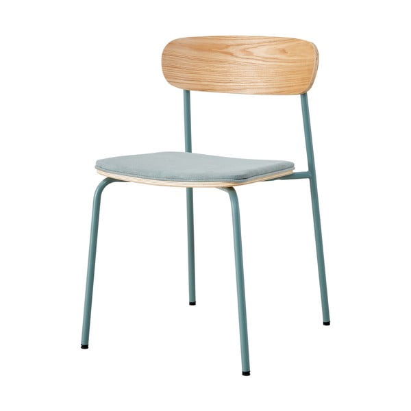 Sedie da pranzo in set verdi/di colore naturale 2 pz Adriana – Marckeric-image-2