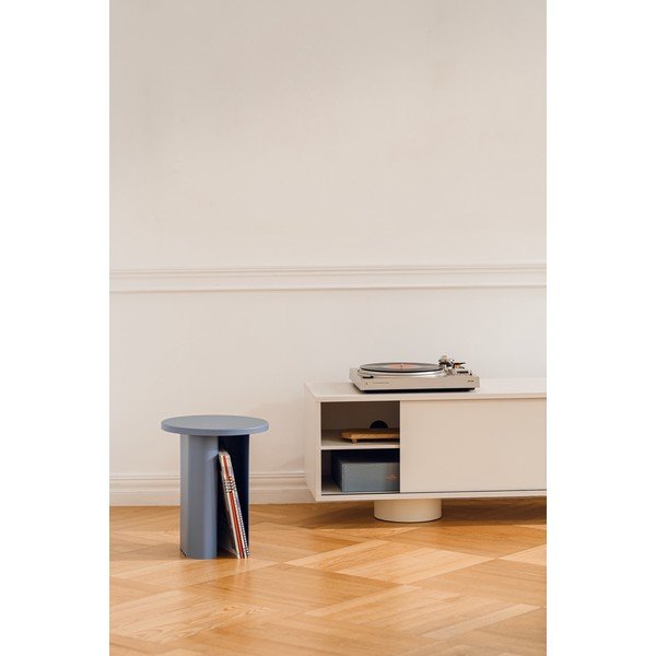 Tavolino rotondo in metallo ø 35 cm Sato – noo.ma-image-1