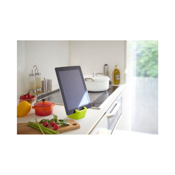 Supporto per tablet quadrato verde - YAMAZAKI-image-1