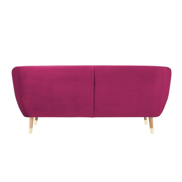 Divano rosa a tre posti Amelie - Mazzini Sofas-image-2