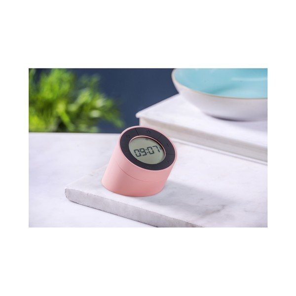 Sveglia rosa con display LED Edge The Edge - Gingko-image-3