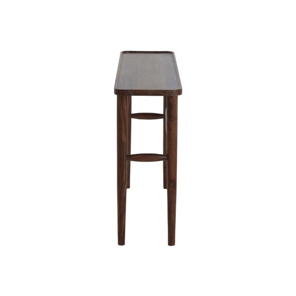 Consolle in acacia massiccia marrone 30x120 cm Qiano - Light & Living-image-3