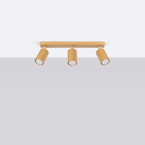 Faretto dorato 6,5x45 cm Gleam – Sollux-image-4