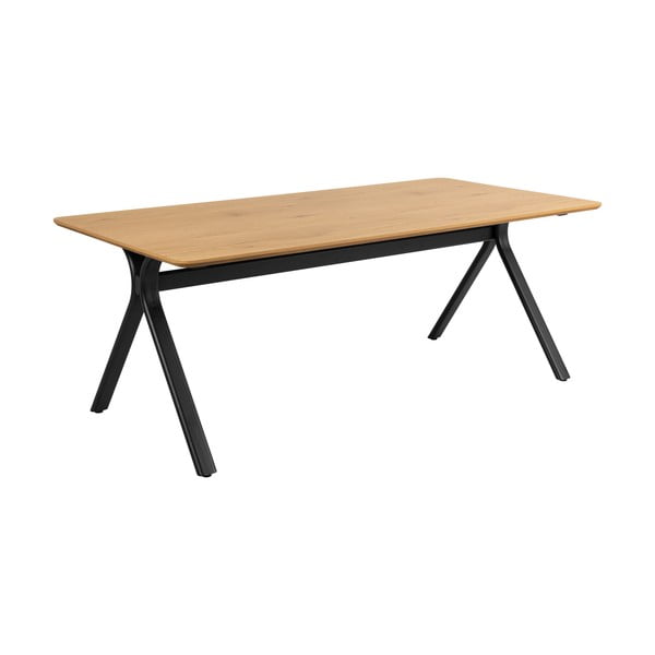 Tavolo da pranzo con piano effetto rovere 100x200 cm Bristol – Actona