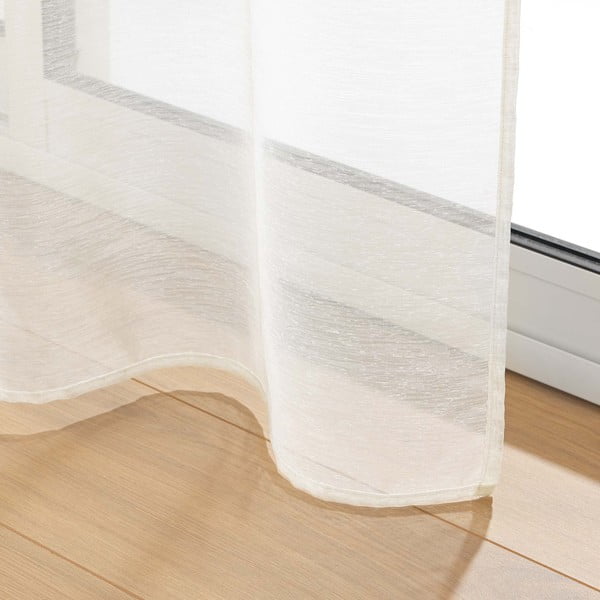 Tenda in voile crema 140x240 cm Lissea - douceur d'intérieur-image-4