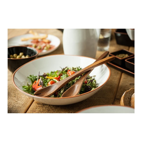 Set di 2 mestoli da insalata in legno di acacia Socoro - Premier Housewares-image-2