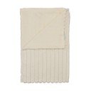 Coperta color crema in micropile 130x170 cm Cosy Ribbed – Catherine Lansfield