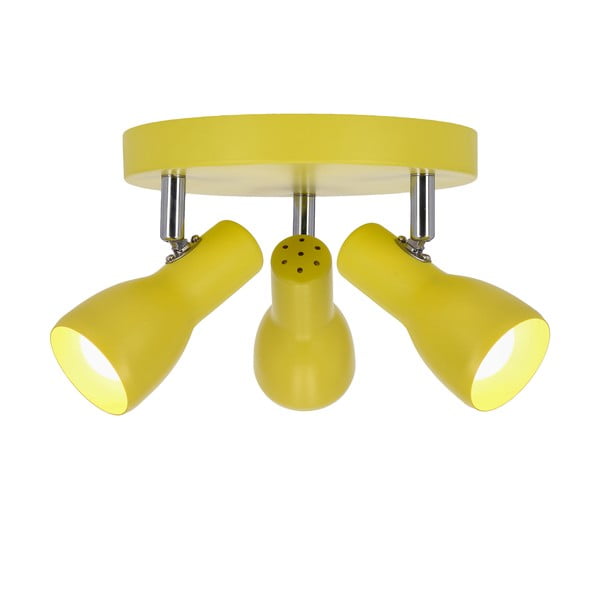 Lampada da soffitto color senape con paralume in metallo 29x29 cm Picardo - Candellux Lighting