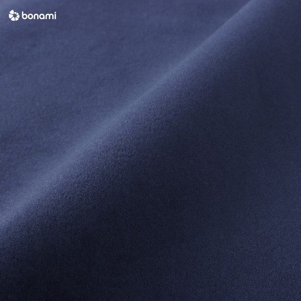 Poggiapiedi in velluto blu scuro Bean - EMKO-image-3