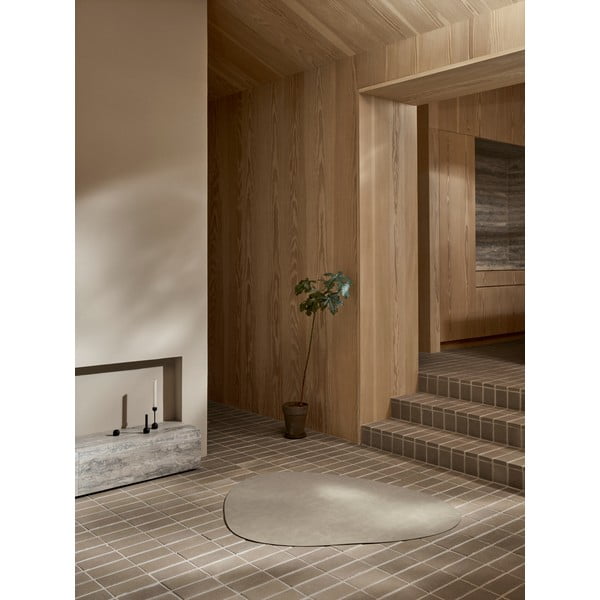 Tappeto greige 115x135 cm Curve XXXL Bull – LIND DNA-image-1