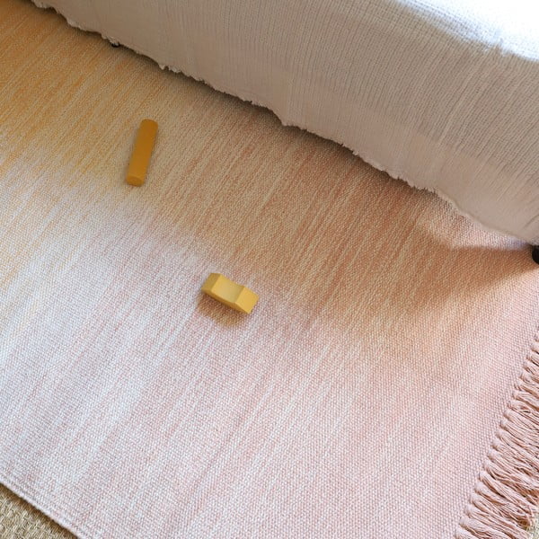 Tappeto lavabile rosa-arancio 100x150 cm Kirthy - Nattiot-image-1