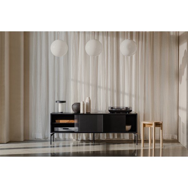 Mobile TV nero 160x60x42 cm Met – noo.ma-image-1