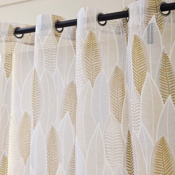 Tenda sottile beige in voile 140x280 cm Kim – douceur d'intérieur-image-2