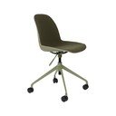 Sedia da ufficio color kaki in imbottito Albert Kuip – Zuiver