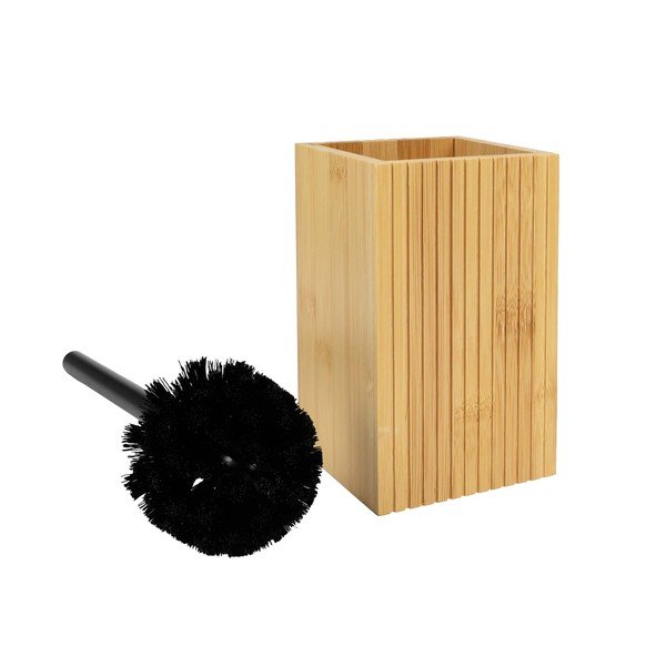 Scopino WC di colore naturale in bambù Hanoi – douceur d'intérieur-image-2