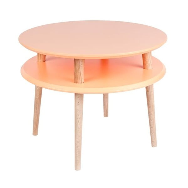 Tavolino UFO 45x57 cm, arancione - Ragaba