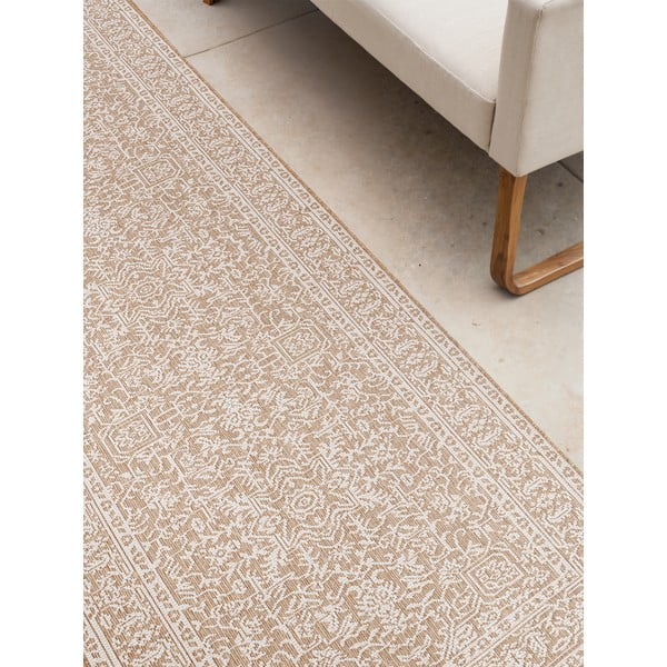 Passatoia da interno ed esterno beige/avorio 80x250 cm Duet Kona – NORTHRUGS-image-4