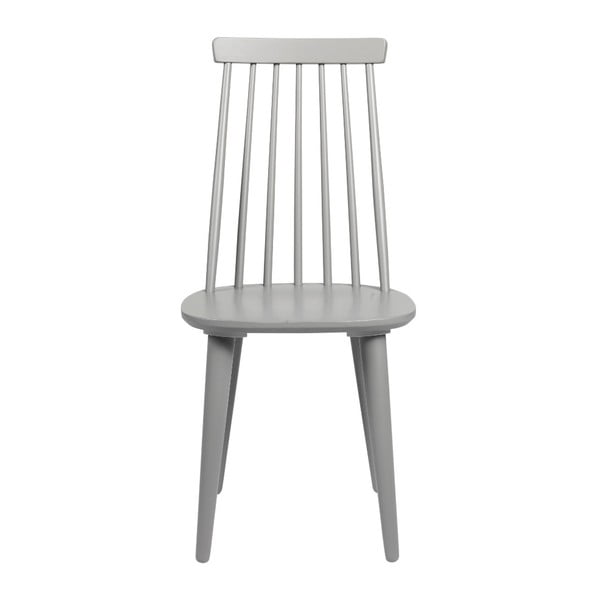 Sedia da pranzo in legno di gomma grigio chiaro Lotta - Rowico-image-2