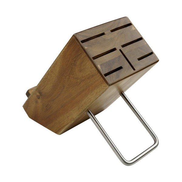 Ceppo di coltelli con supporto in legno di acacia Aiuto - Nirosta