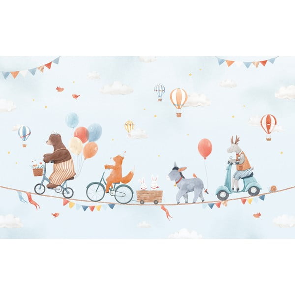 Carta da parati per bambini 400 cm x 248 cm One Day Trip - Lilipinso