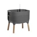 Vaso per coltivazione in plastica con sistema di auto-irrigazione Urbalive – Plastia