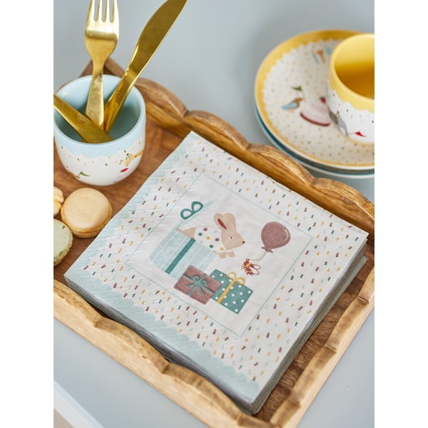 Set di tovaglioli in carta 20 pz 33x33 cm Celebrate – Bloomingville Mini-image-4